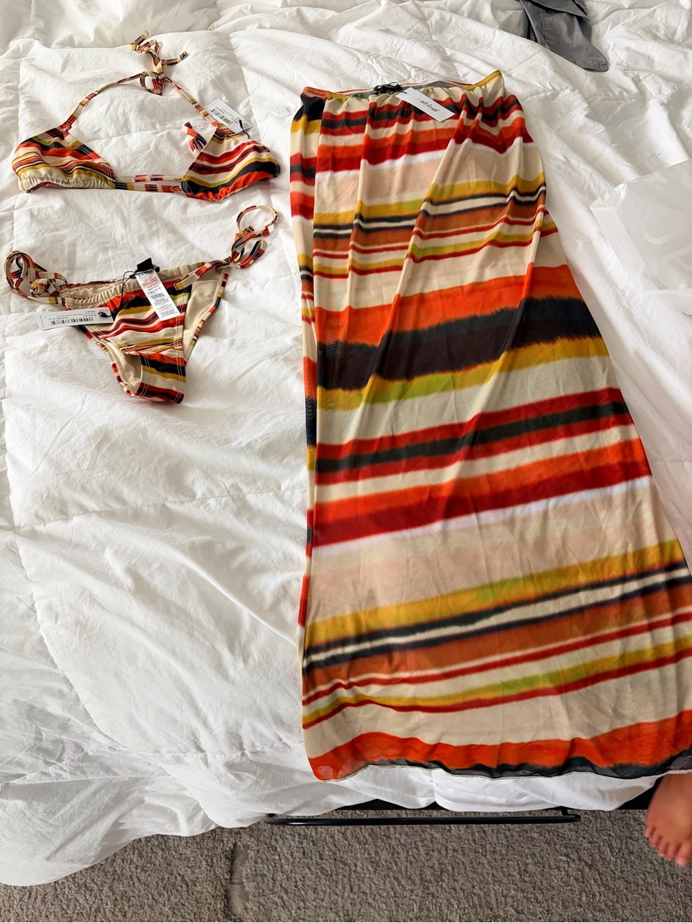 Striped Multicolor Bikini Set & Cover-Up
Woman’s Swimwear
#nastygal